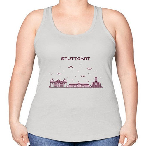 Stuttgart 1899# - cities -Racerback Tank