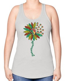 Sunflower Fist Juneteenth Black History 24# - black juneteenth -Racerback Tank