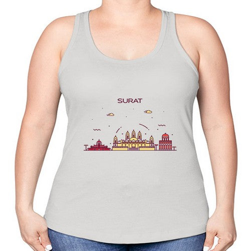 Surat 1908# - cities -Racerback Tank