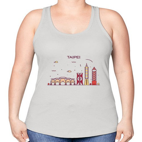 Taipei 1937# - cities -Racerback Tank