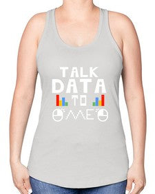 Talk dada to me 15# - computer -Racerback Tank