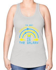 The best computer technician in the galaxy 13# - computer -Racerback Tank