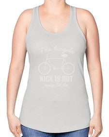 The bicycle kick is not easy to do 3# - bicycle -Racerback Tank