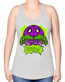 The boomdays 249# - cartoon general -Racerback Tank