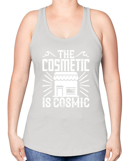 The cosmetic is cosmic Style 416# - architect -Racerback Tank