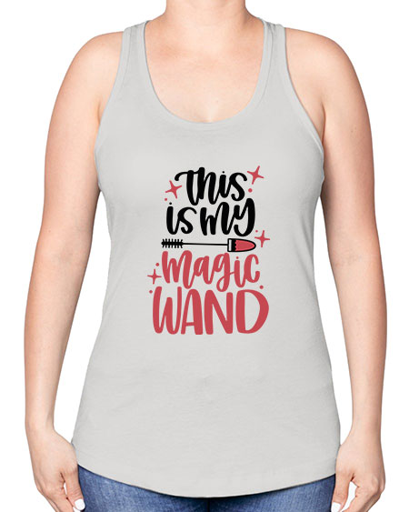 This Is My Magic Wand Style 12# - beauty - fashion -Racerback Tank