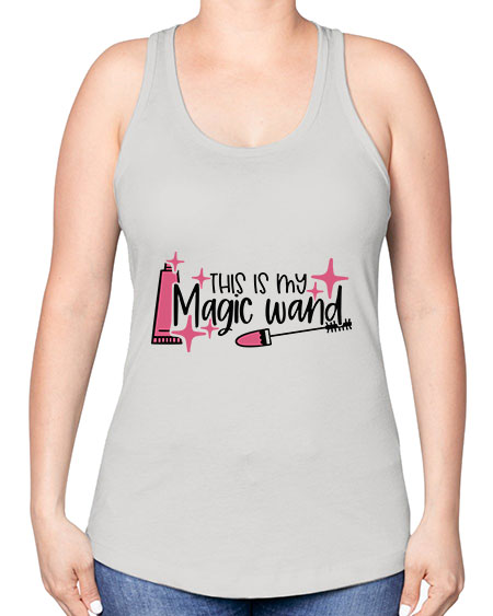 This Is My Magic Wand Style 13# - beauty - fashion -Racerback Tank