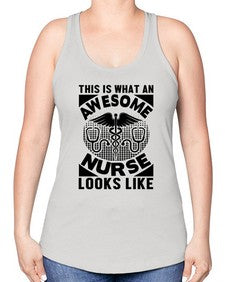 This is what an Style 1549# - nurse -Racerback Tank