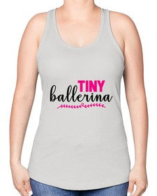Tiny ballerina 202# - ballet -Racerback Tank