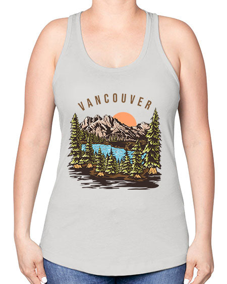 Vancouver 4# - nature -Racerback Tank