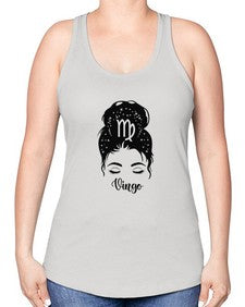 Virgo woman - virgo -Racerback Tank