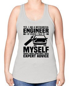 Yes I Am A Mechanical Style 1671# - engineer -Racerback Tank