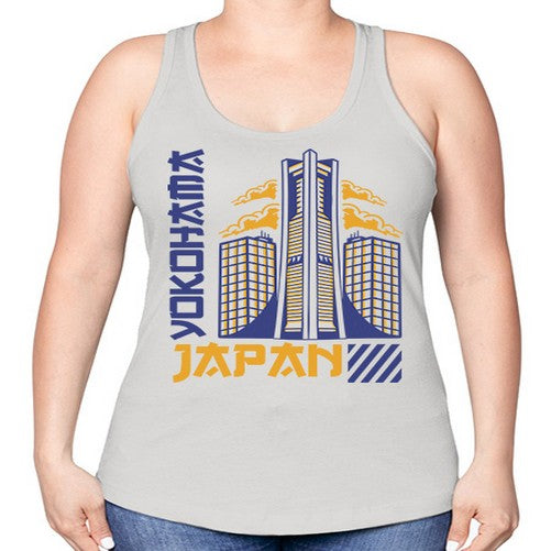 Yokohama 2157# - cities -Racerback Tank