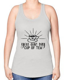 You Are My Cup Of Tea 1265# - funny -Racerback Tank