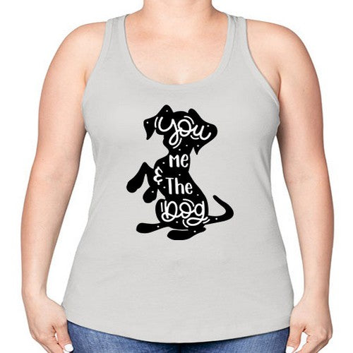 You Me The Dogs Style 4# - dogs -Racerback Tank