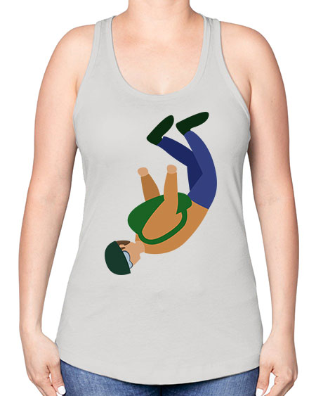 all in one 03# - parachute -Racerback Tank