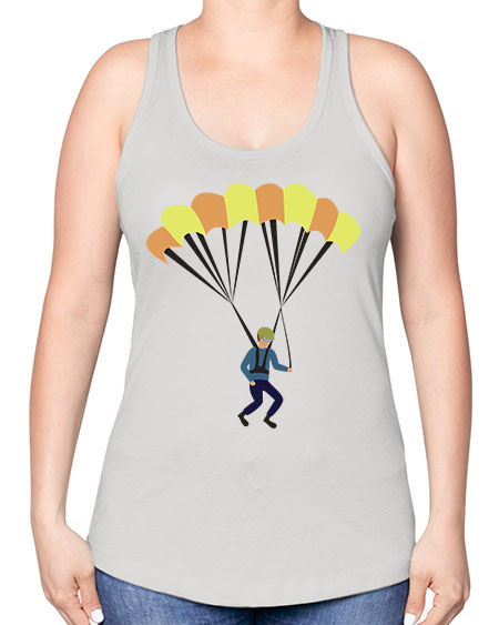 all in one 08# - parachute -Racerback Tank