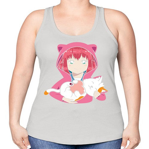 anime art 206# - anime -Racerback Tank