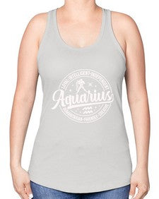 aquarius 77# - aquarius -Racerback Tank