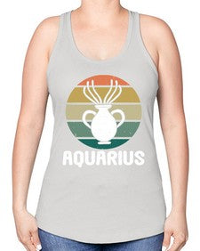 aquarius 78# - aquarius -Racerback Tank