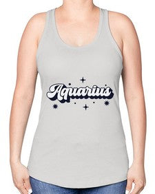aquarius 82# - aquarius -Racerback Tank