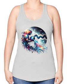 aquarius 88# - aquarius -Racerback Tank