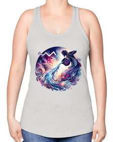 aquarius 89# - aquarius -Racerback Tank