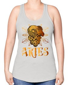 aries 14# - aries -Racerback Tank