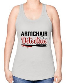 armchair detectiue 237# - true crime -Racerback Tank