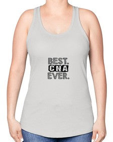 best cna ever 612# - nurse -Racerback Tank