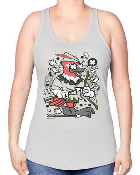 bird robin hood 25# - birds -Racerback Tank