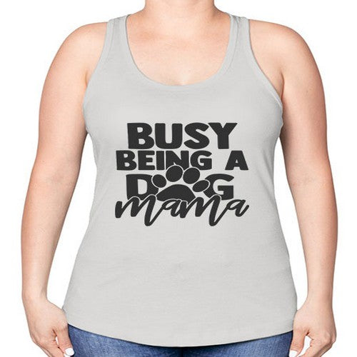 busybeingadogmama 68# - dogs -Racerback Tank
