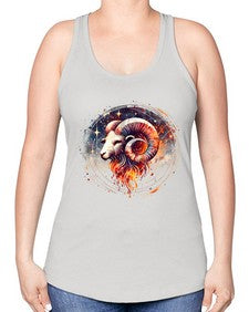 capricorn 214# - capricorn -Racerback Tank