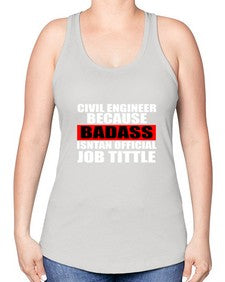 civil engineer 656# - engineer -Racerback Tank