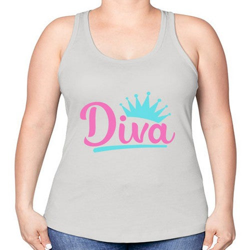 diva Style 121# - dogs -Racerback Tank