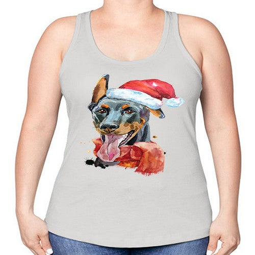 dog hat 106# - dogs -Racerback Tank