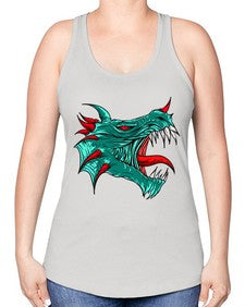 dragon 174# - dragon -Racerback Tank