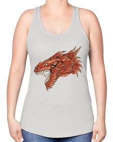 dragon 184# - dragon -Racerback Tank