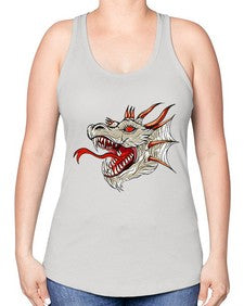 dragon 191# - dragon -Racerback Tank