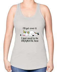 dramatic unicorn 96# - unicorn -Racerback Tank