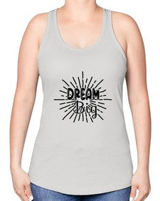 dream big 101# - unicorn -Racerback Tank