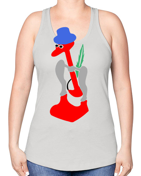 drinky bird 33# - birds -Racerback Tank