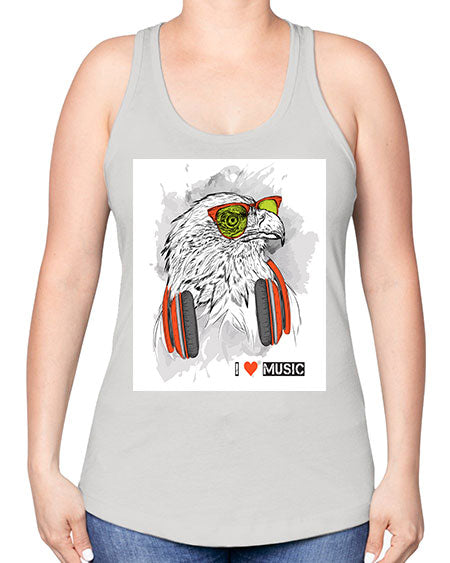eagle 1# - birds -Racerback Tank