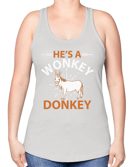 he’s a wonky donkey Style 4# - donkey -Racerback Tank