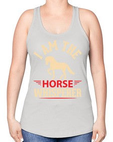 i am the horse whisperer Style 3# - horse -Racerback Tank