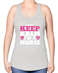 keep klam im a nurse Style 261# - nurse -Racerback Tank