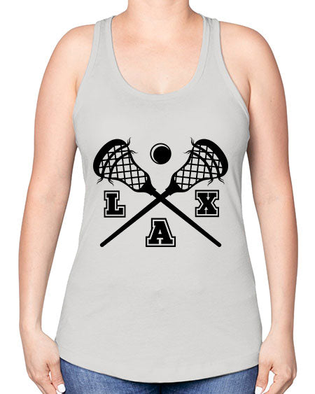 lax 12# - lacrosse -Racerback Tank
