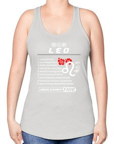 leo 307# - leo -Racerback Tank