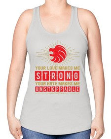 leo 310# - leo -Racerback Tank
