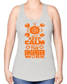 let the engineer do 1048# - engineer -Racerback Tank